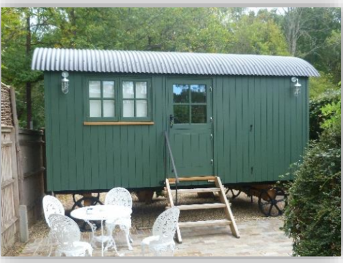 Off-grid Shepherds hut requiring WC facilities