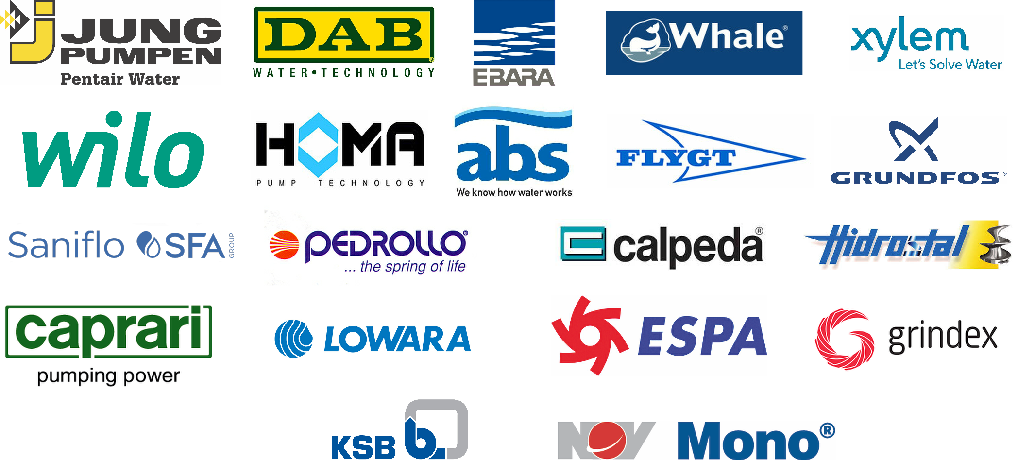 Pump Tech Brands 2021