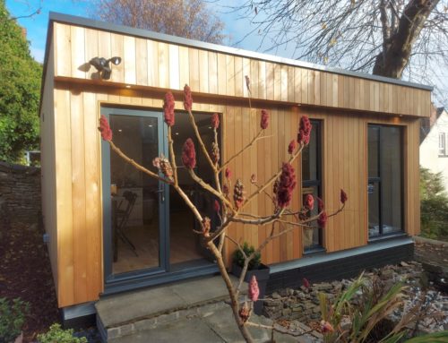 Simple domestic sewage pumping station for a new Garden Room