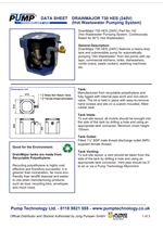 DrainMajor 730 HES (240V) Part No 142 Data Sheet