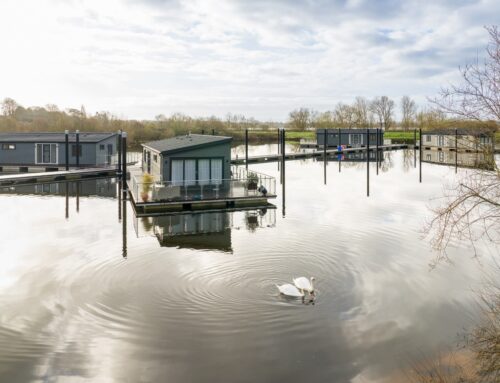 Pump Technology Ltd’s Group Company LeeSan Provide the Perfect Sanitation Systems for 28 New Floating Homes at Upton Lake.