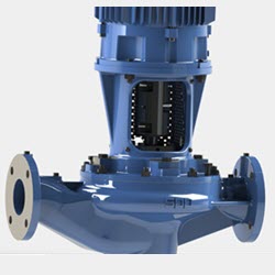 NTG - Inline axial cast iron pump