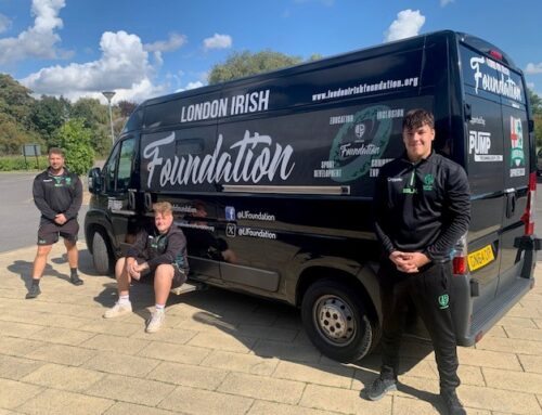 London Irish Foundation Mini Bus Back In The Community